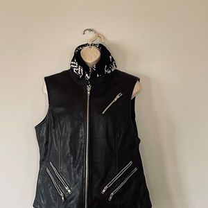 First Classics Leather Moto Vest L/XL New W/O Tags